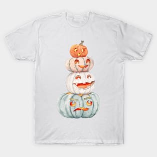 Halloween pumpkins art T-Shirt